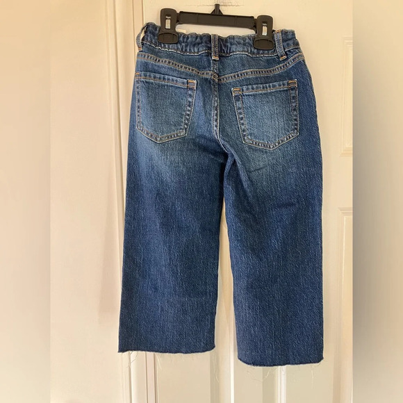 🐱 NWT Cat & Jack Girl’s Stretch Wide Leg Blue Jeans (6) - Picture 2 of 5